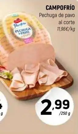 Coviran CAMPOFRÍO Pechuga de pavo al corte oferta