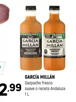 Coviran GARCÍA MILLÁN Gazpacho fresco suave o receta Andaluza oferta