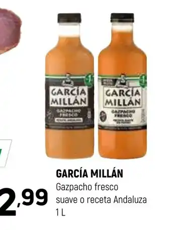 Coviran GARCÍA MILLÁN Gazpacho fresco suave o receta Andaluza oferta