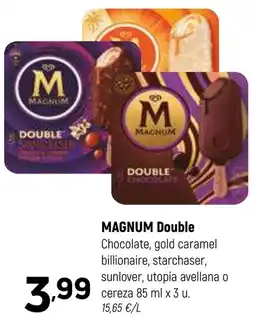 Coviran MAGNUM Double Chocolate, gold caramel billionaire, starchaser, sunlover, utopía avellana o cereza oferta