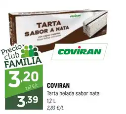 Coviran COVIRAN Tarta helada sabor nata oferta