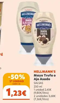 Coviran HELLMANN'S Mayo Trufa o Ajo Asado oferta