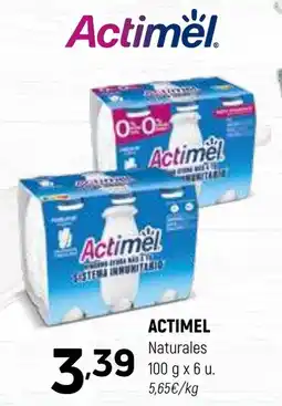 Coviran ACTIMEL Naturales oferta