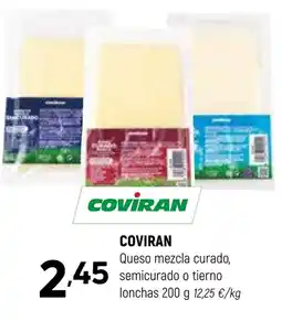 Coviran COVIRAN Queso mezcla curado, semicurado o tierno lonchas oferta