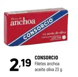 Coviran CONSORCIO Filetes anchoa aceite oliva oferta