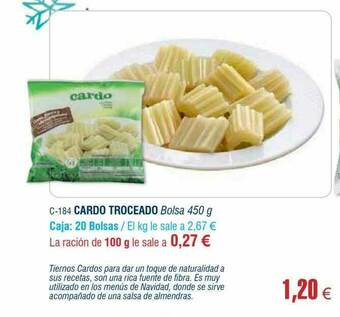 Abordo Cardo Troceado oferta