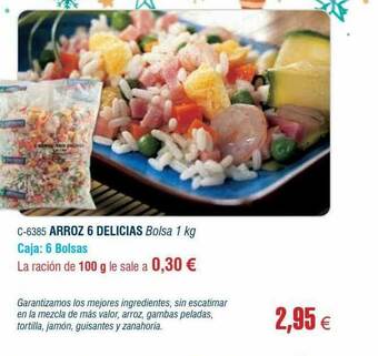 Abordo Arroz 6 Delicias oferta