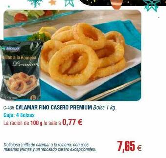 Abordo Calamar Fino Casero Premium oferta
