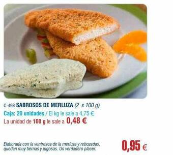 Abordo Sabrosos De Merluza oferta