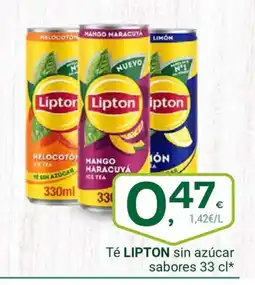 Supermercados Dani LIPTON Té sin azúcar oferta