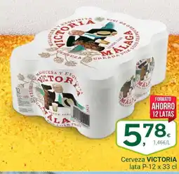 Supermercados Dani VICTORIA Cerveza oferta