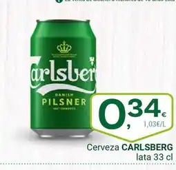 Supermercados Dani CARLSBERG Cerveza oferta