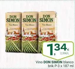Supermercados Dani DON SIMON Vino blanco oferta