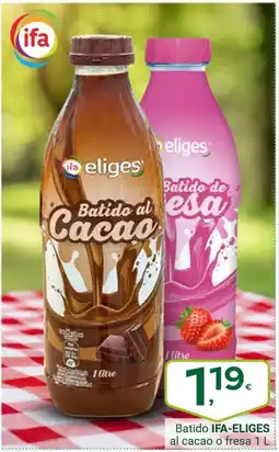 Supermercados Dani IFA-ELIGES Batido al cacao o fresa oferta