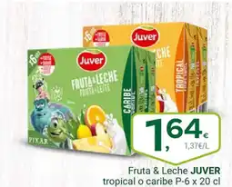 Supermercados Dani JUVER Fruta & Leche tropical o caribe oferta