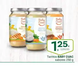Supermercados Dani BABY CUAC Tarritos sabores oferta