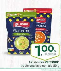 Supermercados Dani RECONDO Picatostes tradicionales o con ajo oferta
