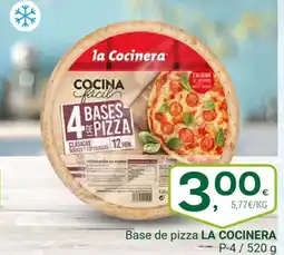 Supermercados Dani LA COCINERA Base de pizza oferta