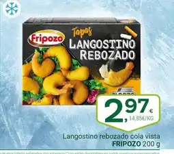 Supermercados Dani FRIPOZO Langostino rebozado cola vista oferta