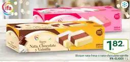 Supermercados Dani IFA-ELIGES Bloque nata-fresa o nata-chocolate-vainilla oferta