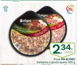 Supermercados Dani IFA-ELIGES Pizza barbacoa o jamón-queso oferta