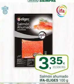 Supermercados Dani IFA-ELIGES Salmón ahumado oferta