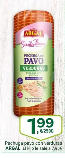 Supermercados Dani ARGAL Pechuga pavo con verduras oferta