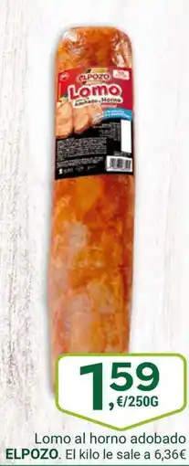 Supermercados Dani ELPOZO Lomo al horno adobado oferta