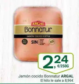Supermercados Dani ARGAL Jamón cocido Bonnatur oferta