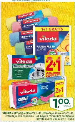 Supermercados Dani VILEDA estropajo colors oferta