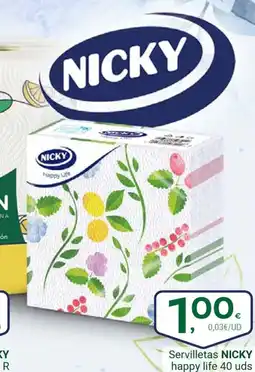 Supermercados Dani NICKY Servilletas oferta