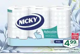 Supermercados Dani NICKY Papel higiénico selección oferta