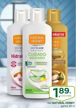 Supermercados Dani NATURAL HONEY Gel oferta