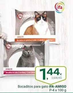 Supermercados Dani IFA-AMIGO Bocaditos para gato oferta