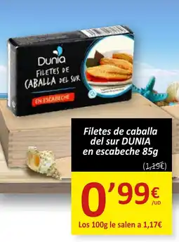 SPAR DUNIA Filetes de caballa del sur en escabeche oferta