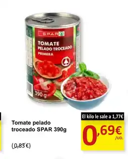 SPAR SPAR Tomate pelado troceado oferta