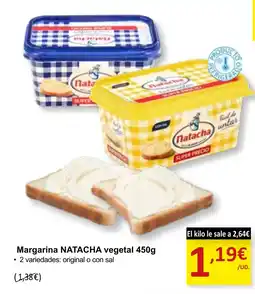 SPAR NATACHA Margarina vegetal oferta