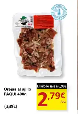 SPAR PAQUI Orejas al ajillo oferta