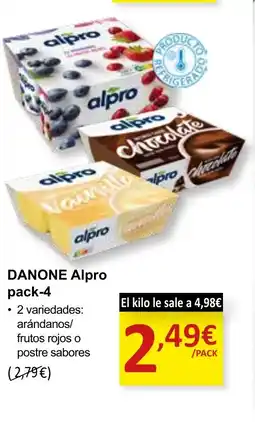 SPAR DANONE Alpro pack-4 oferta