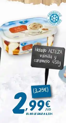 SPAR ALTEZA Helad vainilla y caramelo oferta