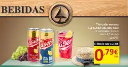 SPAR LA CASERA Tinto de verano oferta