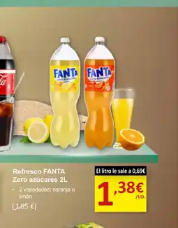 SPAR FANTA Refresco Zero azúcares oferta