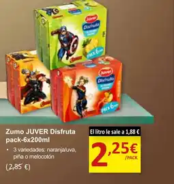 SPAR JUVER Zumo Disfruta oferta
