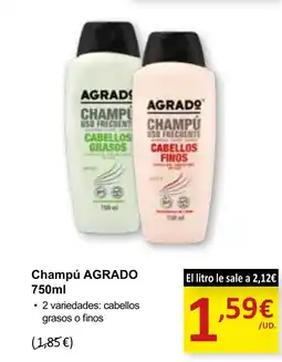 SPAR AGRADO Champú oferta