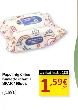 SPAR SPAR Papel higiénico húmedo infantil oferta