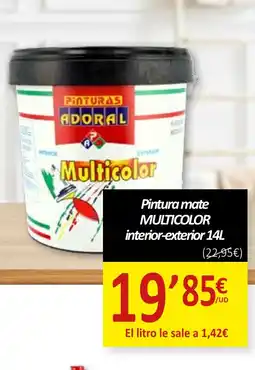 SPAR MULTICOLOR Pintura mate interior-exterior oferta