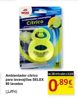 SPAR SELEX Ambientador cítrico para lavavajillas oferta