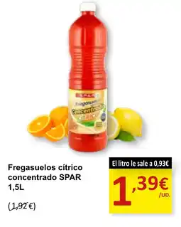 SPAR SPAR Fregasuelos cítrico concentrado oferta