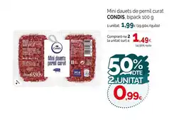Condis CONDIS Mini dauets pernil curat oferta