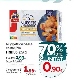 Condis FINDUS Nuggets de pesca sostenible oferta